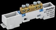 Tekfor TF-NN10-04-DL-K07 Шина N "ноль" неизолированная на универсальном держателе 6х9-4-С