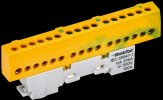 Tekfor TF-NN10-16-KL-K52 Шина PE "земля" изолированная на универсальном держателе 6х9-16-ЖЗ