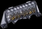 Tekfor TF-NN20-34-DP-K02 Шина N "ноль" в комбинированном DIN-изоляторе "Стойка"