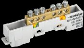 Tekfor TF-NN10-06-DL-K05 Шина PE "земля" неизолированная на универсальном держателе 6х9-6-Ж