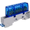 Tekfor KSN-6-8x12-10 BLUE Шина изолированная сечение 8х12, 10 отв.