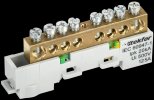 Tekfor TF-NN20-08-DL-K05 Шина PE "земля" неизолированная на универсальном держателе