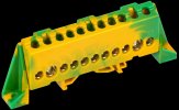 Tekfor TF-NN20-11-DP-K52 Шина PE "земля" в комбинированном DIN-изоляторе "Стойка"