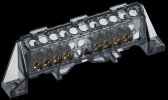 Tekfor TF-NN10-44-DP-K02 Шина N "ноль" в комбинированном DIN-изоляторе "Стойка" 6х9-(4+4)-Ч
