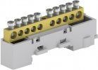 Tekfor KSN-8-8x12-12-Ni GREY Шина неизолированная никелированная, сечение 8х12, 12 отв.