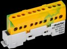 Tekfor TF-NN10-10-KL-K52 Шина PE "земля" изолированная на универсальном держателе 6х9-10-ЖЗ