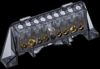 Фотография товара 'Tekfor TF-NN20-44-DP-K02 Шина N "ноль" в комбинированном DIN-изоляторе "Стойка"'