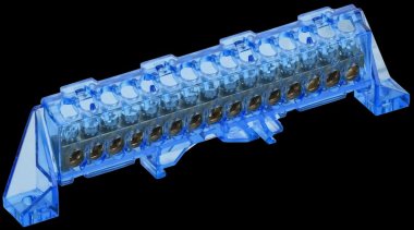 Фотография товара 'Tekfor TF-NN10-15-DP-K07 Шина N "ноль" в комбинированном DIN-изоляторе "Стойка" 6х9-15-С'