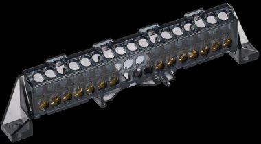 Фотография товара 'Tekfor TF-NN10-77-DP-K02 Шина N "ноль" в комбинированном DIN-изоляторе'