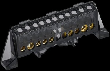 Фотография товара 'Tekfor TF-NN20-45-DP-K02 Шина N "ноль" в комбинированном DIN-изоляторе "Стойка"'