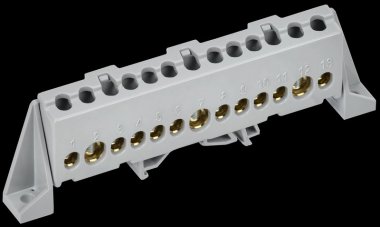 Фотография товара 'Tekfor TF-NN20-13-DP-K03 Шина L "фаза" в комбинированном DIN-изоляторе "Стойка"'