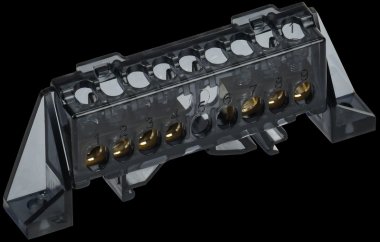 Фотография товара 'Tekfor TF-NN10-34-DP-K02 Шина N "ноль" в комбинированном DIN-изоляторе "Стойка" 6х9-(3+4)-Ч'