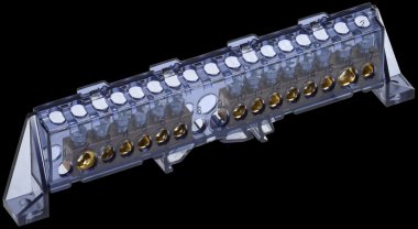 Фотография товара 'Tekfor TF-NN20-68-DP-K02 Шина N "ноль" в комбинированном DIN-изоляторе "Стойка"'