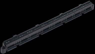 Фотография товара 'Tekfor TF-KP00D-S-18 Суппорт для шин в корпус (ширина 18 модулей)'