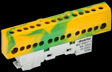 Фотография товара 'Tekfor TF-NN20-14-KL-K52 Шина PE "земля" изолированная на универсальном держателе'