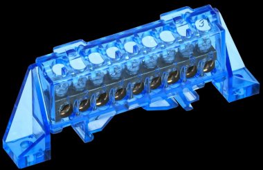 Фотография товара 'Tekfor TF-NN10-09-DP-K07 Шина N "ноль" в комбинированном DIN-изоляторе "Стойка" 6х9-9-С'