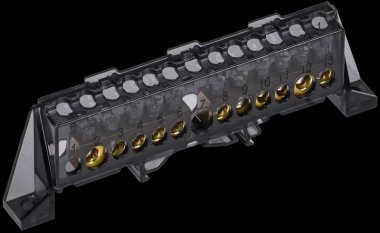 Фотография товара 'Tekfor TF-NN20-56-DP-K02 Шина N "ноль" в комбинированном DIN-изоляторе "Стойка"'