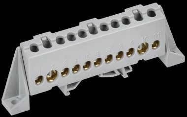 Фотография товара 'Tekfor TF-NN20-11-DP-K03 Шина L "фаза" в комбинированном DIN-изоляторе "Стойка"'