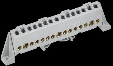 Фотография товара 'Tekfor TF-NN20-15-DP-K03 Шина L "фаза" в комбинированном DIN-изоляторе "Стойка"'