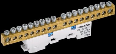 Фотография товара 'Tekfor TF-NN20-18-DL-K07 Шина N "ноль" неизолированная на универсальном держателе'