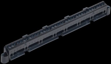 Фотография товара 'Tekfor TF-KP00D-S-12 Суппорт для шин в корпус (ширина 12 модулей)'