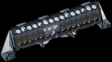 Фотография товара 'Tekfor TF-NN10-57-DP-K02 Шина N "ноль" в комбинированном DIN-изоляторе'