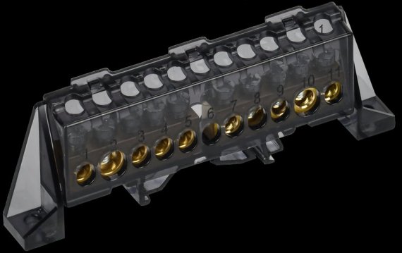 Фотография товара 'Tekfor TF-NN20-55-DP-K02 Шина N "ноль" в комбинированном DIN-изоляторе "Стойка"'