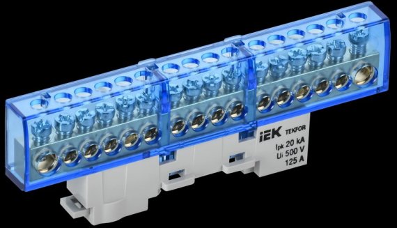 Фотография товара 'Tekfor TF-NN20-16-KL-K07 Шина N "ноль" изолированная на универсальном держателе'