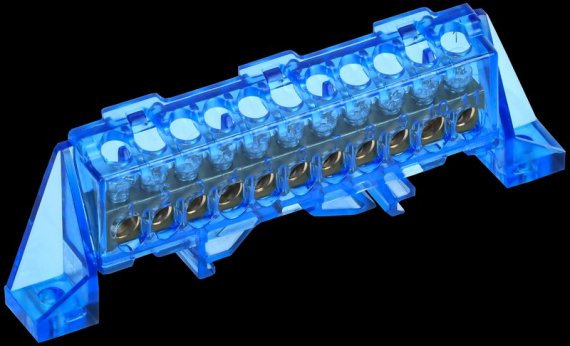 Фотография товара 'Tekfor TF-NN10-11-DP-K07 Шина N "ноль" в комбинированном DIN-изоляторе "Стойка" 6х9-11-С'