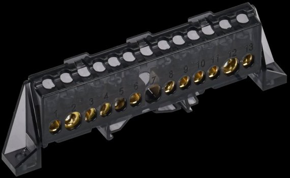 Фотография товара 'Tekfor TF-NN20-66-DP-K02 Шина N "ноль" в комбинированном DIN-изоляторе "Стойка"'