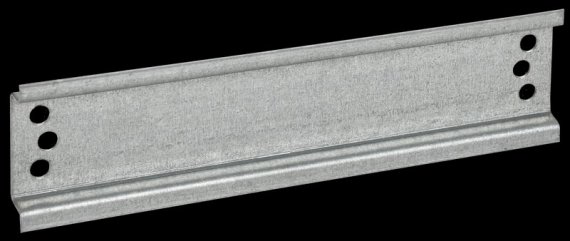 Фотография товара 'Tekfor TF-KP00D-DN-06 DIN-рейка оцинкованная 132 мм на 6 модулей'