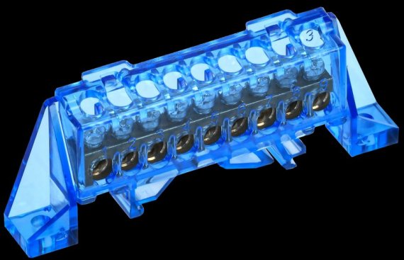 Фотография товара 'Tekfor TF-NN10-09-DP-K07 Шина N "ноль" в комбинированном DIN-изоляторе "Стойка" 6х9-9-С'