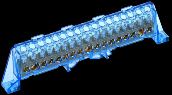 Фотография товара 'Tekfor TF-NN20-17-DP-K07 Шина N "ноль" в комбинированном DIN-изоляторе "Стойка"'