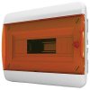 Tekfor Щит встраиваемый 12 мод. IP41, прозрачная оранжевая дверца BVO 40-12-3