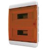 Tekfor Щит встраиваемый 24 мод. IP41, прозрачная оранжевая дверца BVO 40-24-3