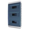 Tekfor Щит встраиваемый 36 мод. IP41, прозрачная синяя дверца BVS 40-36-3