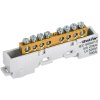 Tekfor TF-NN10-10-KL-K52 Шина PE "земля" изолированная на универсальном держателе 6х9-10-ЖЗ