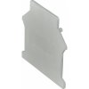 Tekfor Торцевая крышка для клемм UT1-2.5/2(T), UT1-2.5/2L(T), UT1-4/2(T) серая G-UT1-2.5/4(T) GREY