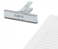 Tekfor Маркировка клеммных групп для клемм от UT1-2.5(T) до UT1-35(T) KLM-A